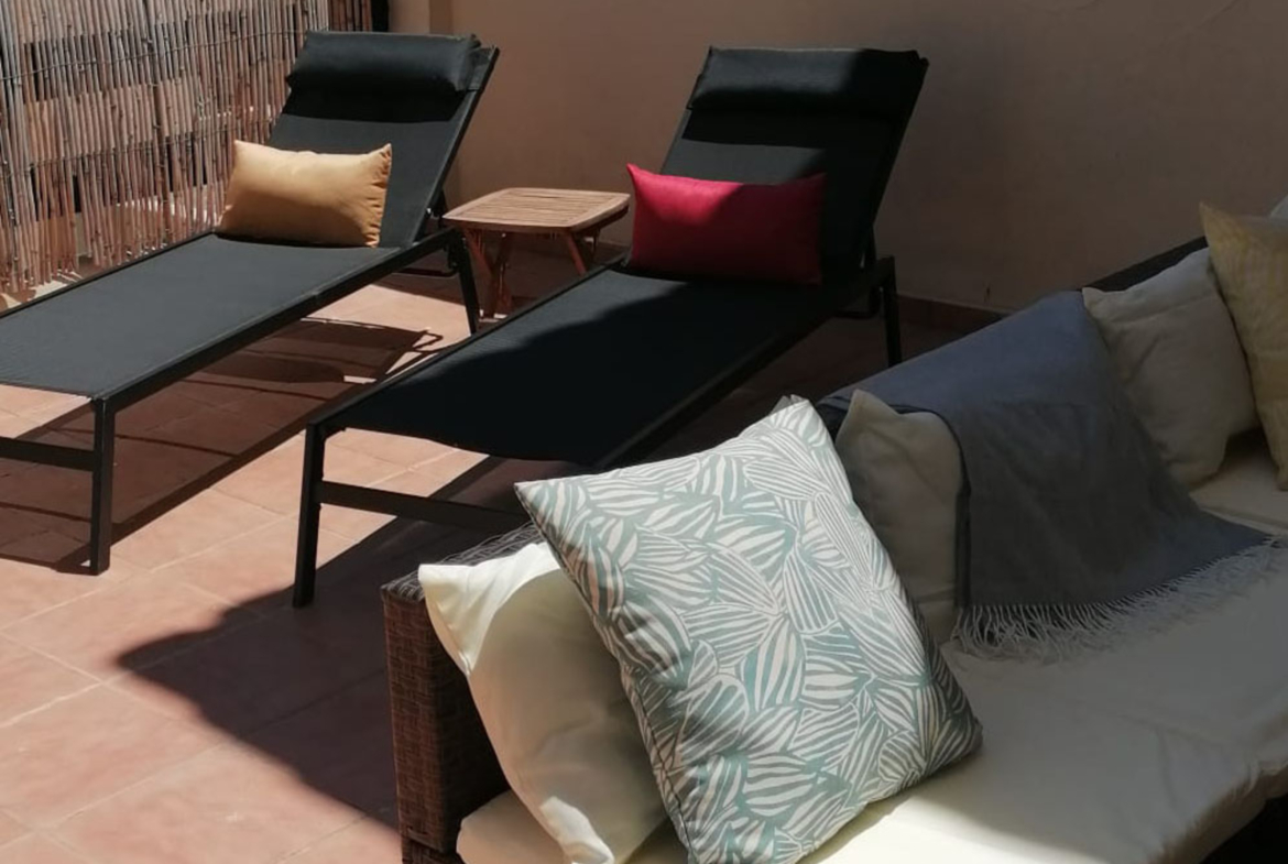 REBV0944 – Spacious ground floor apartment with extra level, private parking space in Campanario